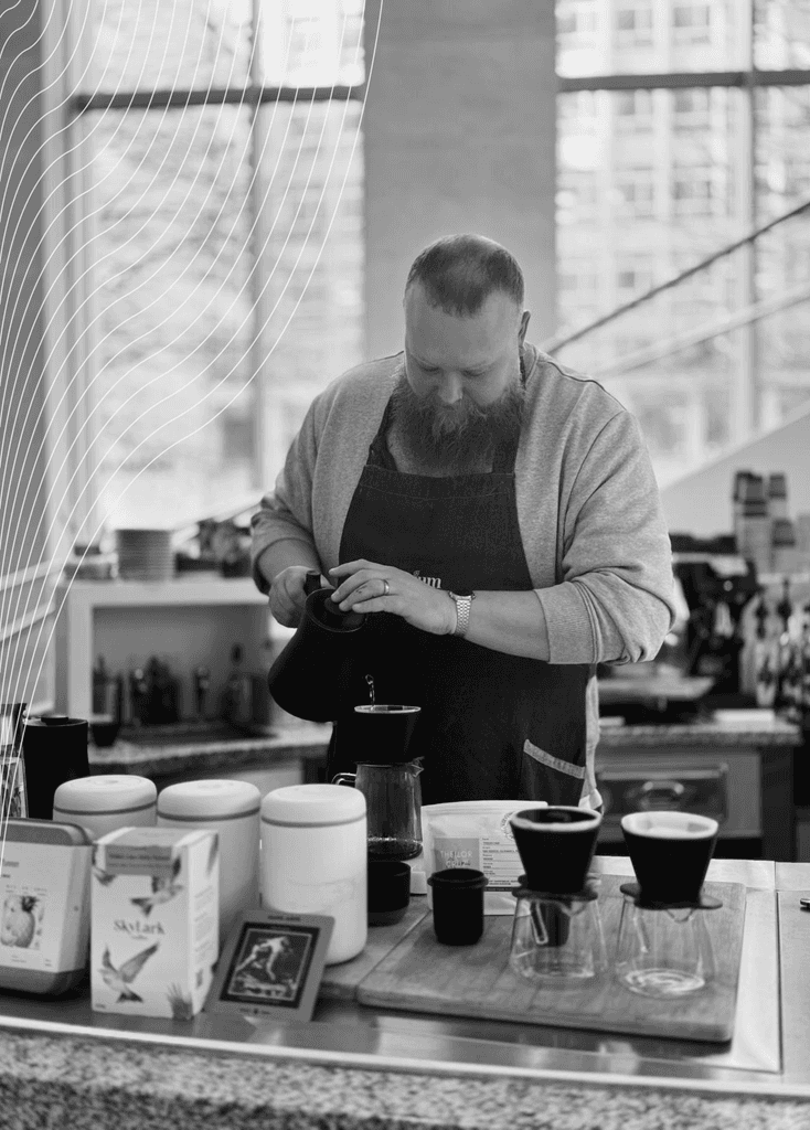 Barista at Atrium Coffee